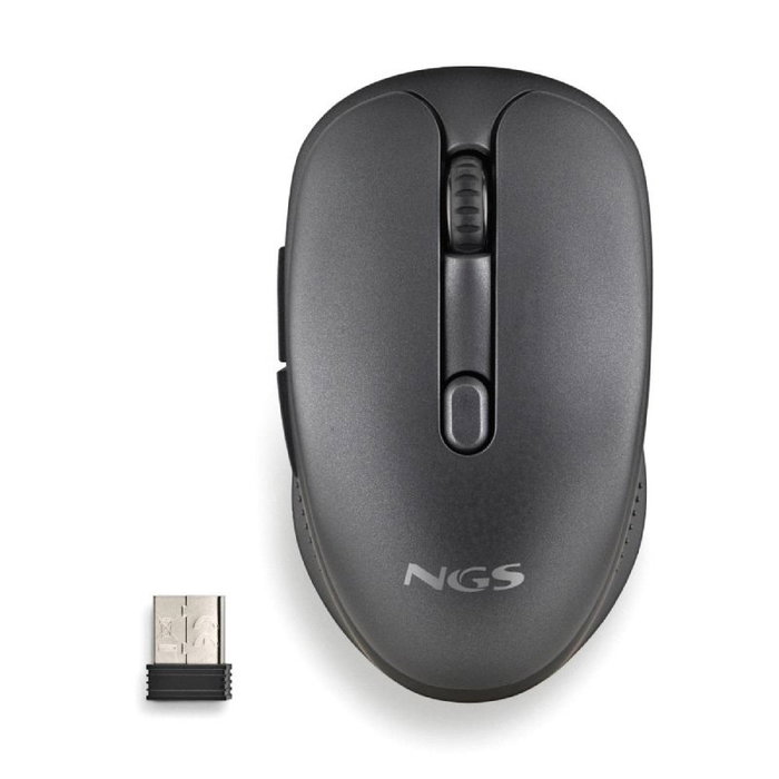 NGS Evo Rust Black Ratón Inalámbrico Recargable Negro NGS Evo Rust Black Ratón Inalámbrico Recargable Negro